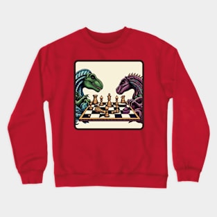 Dinosaur Checkmate Crewneck Sweatshirt